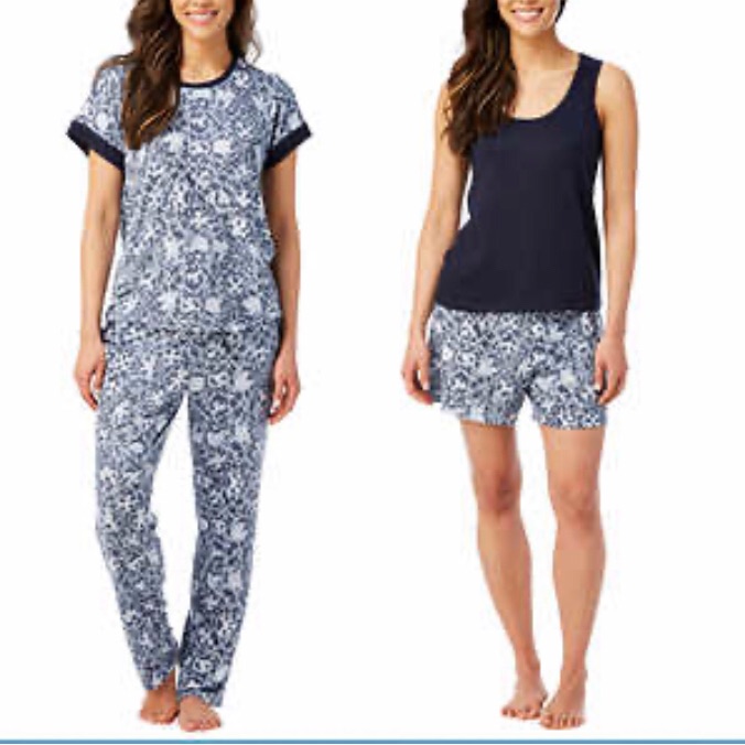 Lucky Brand Pajama Set 4 Pieces